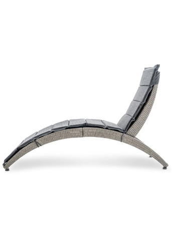 Садовый шезлонг Ciampino серо/графитовый Di Volio (361951387)