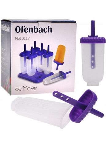 Форми "Ескімо" для приготування морозива 6 порцій 11.5х5.5х2см Ofenbach (372172243)