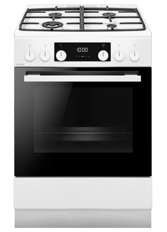 плита fcmw69329 комбинированная, 77л, 60x60см, дисплей, конвекция, чугун, HANSA