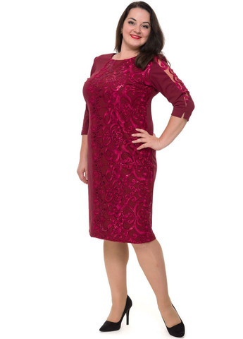 Вишнева плаття 14155-14 Alenka Plus