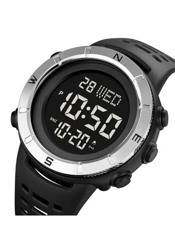 Чоловічий спортивний годинник 2015 (Чорний з чорним циферблатом S) Skmei (314484029)