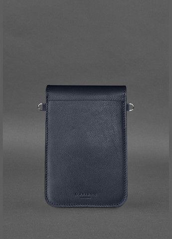 Шкіряна сумка для телефону Tina Синя (A-028828) BlankNote (327874214)