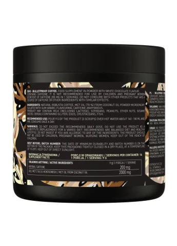 Кава робуста з MCT Bulletproof Coffee, 150 грам для кето-дієти Ostrovit (334891266)