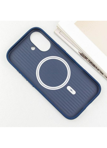 Чохол Carved з MagSafe для Apple iPhone 16 (6.1") Синій Epik (372499946)