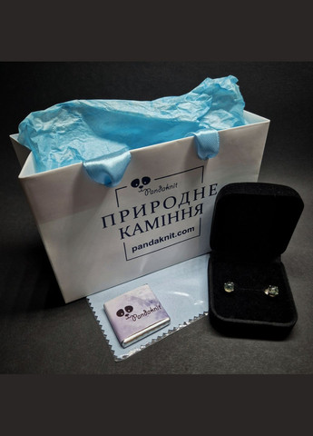 Серьги серебряные женские с натуральными камнями моховый агат, гвоздики/пусеты ручной работы Handmade (327096622)