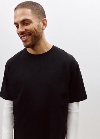 Черная футболка свободного кроя Only & Sons