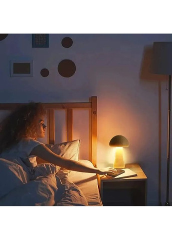 Нічник лампа світлодіодний у формі гриба із сенсорним вимикачем портативна 3 кольори з USB No Brand (365721658)