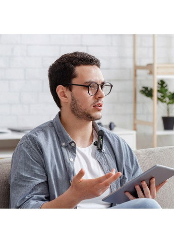 Бездротова мікрофонна система Fair wireless microphone iP (6942007655484) Hoco L20 (372677912)