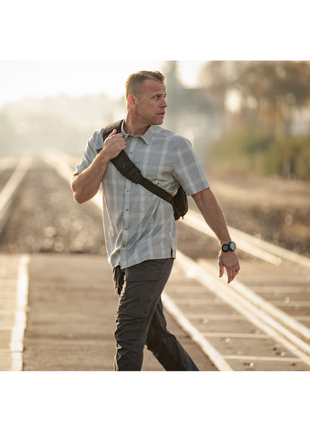 Сорочка тактична Nate Short Sleeve Shirt Mortar Plaid 5.11 Tactical (350878394)