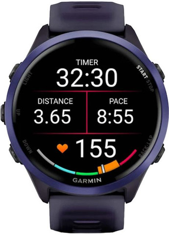 Смарт-часы 47mm Indigo Aluminium w. Translucent Imperial Purple/Indigo Band (010-02971-02) Garmin Forerunner 570 (360402425)