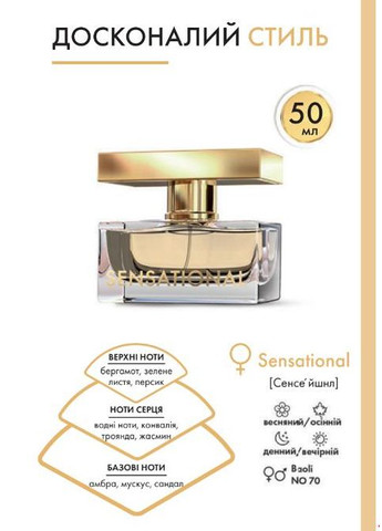 Женская парфюмерная вода Sensational 50 мл Farmasi (294944769)