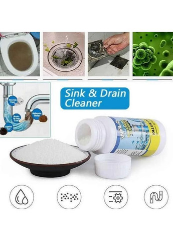Комплект засобів для очищення труб та усунення засорів Wild Tornado Sink & Drain Cleaner 3 шт (2104618738) No Brand (365750943)
