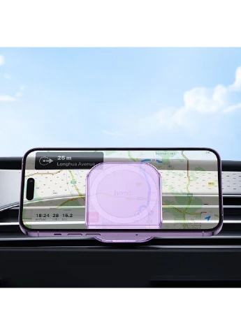 Автотримач H42 Crystal ring magnetic (air outlet) Hoco (389071417)