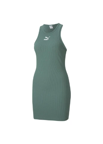 Зелена спортивна плаття classics women's summer dress Puma однотонна
