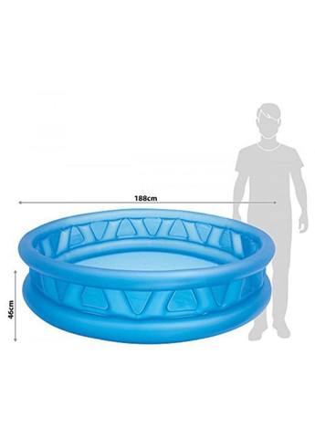Басейн 58431 конус з м'якими стінками, 790л, 2,7кг, 188-46см, в коробці (6941057454313) Intex (292707372)