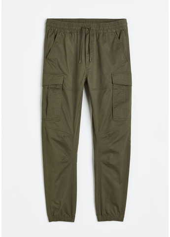 Чоловічі штани карго Н&М (56810) L Зелені H&M (286733089)