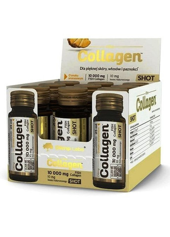 Olimp Nutrition Collagen 10000 mg Shot БЛОК СТЕКЛО 9 х 25 ml Pineapple Olimp Sport Nutrition (292285353)
