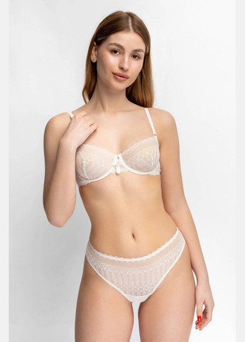 Кремовий балконет м'який бюстгальтер балконет Anabel Arto з кісточками
