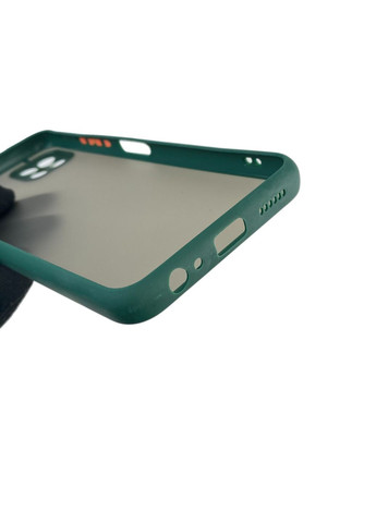 Чехол для телефона Galaxy A22 5G (SM-A226) с высокими бортами защитой камеры самсунг а22 темно-зеленый Samsung (366387294)