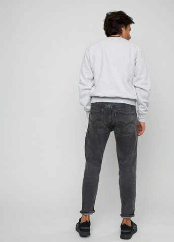 Сірий світшот чоловічий сірий "new york. the city never sleep" YAPPI малюнок (303772999)