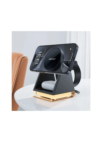 Зарядний пристрій Wireless QI 3in1 15W E17 (6974316282815) Acefast (382056347)