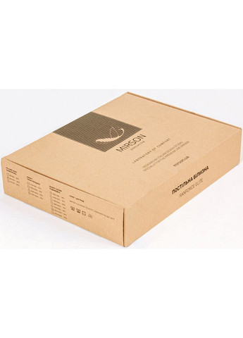 Постільна білизна (m292200) Mirson Бязь Ranforce Elite 17-0034 Celeste 2х143x210 (366562139)