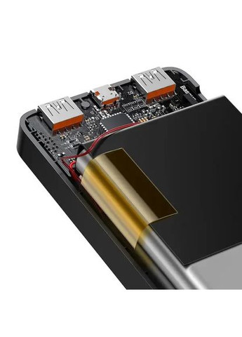 Портативный зарядный павербанк Bipow Digital Display 30000 mAh на 20 W, LED-дисплей + кабель Оригинал Baseus (349824392)