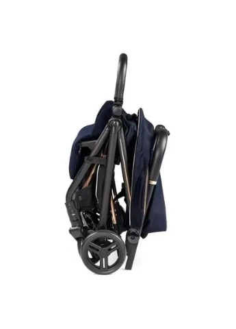 Прогулочная коляска Peg-Perego Selfie 9,5 кг экокожа синяя No Brand (400576690)