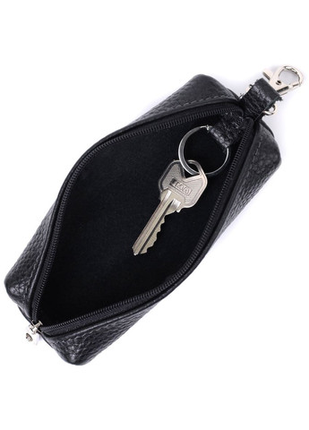 Містка ключниця унісекс з натуральної шкіри 16227 Чорна Shvigel (331907511)