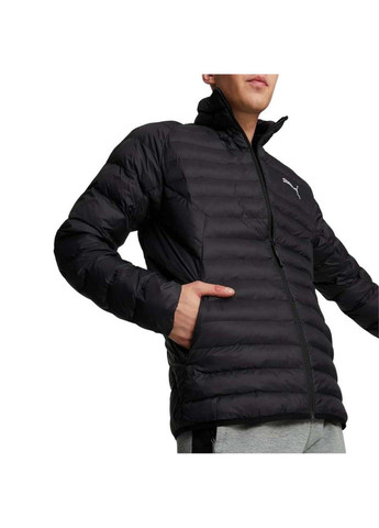 Черная демисезонная куртка мужская Puma