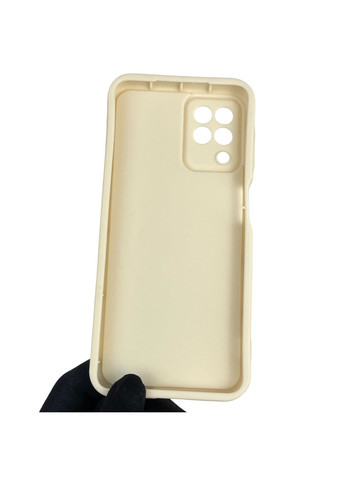 Чохол силіконовий Soft Touch для Galaxy A22 4G (SM-A225F) молочний (Повний захист камери) Samsung (366389401)