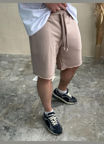 Комбинированный летний стильный повседневный оверсайз костюм с шортами Vakko