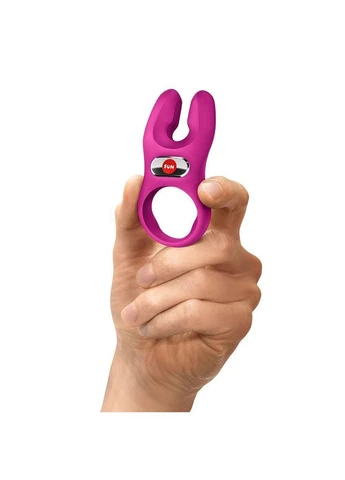 Эрекционное виброкольцо с двойной стимуляцией клитора NŌS PRO Magenta, 2 мотора sexstyle Fun Factory (388216799)