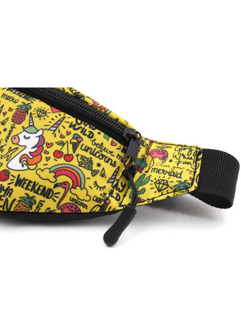 Дитяча бананка Єдинорожки (жовта) KLUNOK Сумка-бананка (315633551)