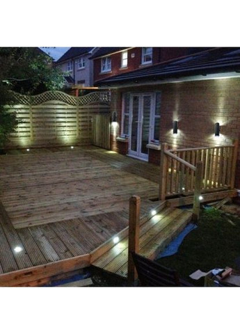 Архітектурний накладний світильник DH0704 під лампу чорний Feron (365650814)