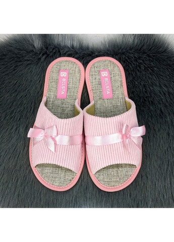Розовые тапочки женские комнатные Белста