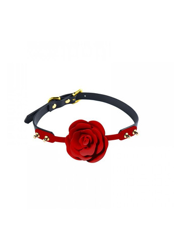 Кляп троянда із силікону та італійської шкіри Rose Ball Gag UPKO (306440359)