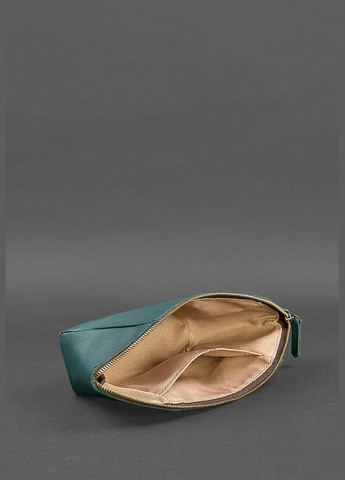 Женская кожаная косметичка 2.0 Краст зеленая (A-026738) BlankNote (329743026)