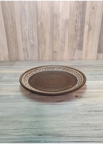 Тарілка 26 см., з червоної глини No Brand (329722695)