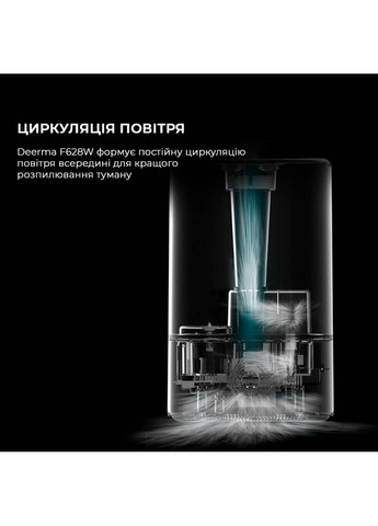 Увлажнитель воздуха 5L White DEMF628W DEERMA (306960115)