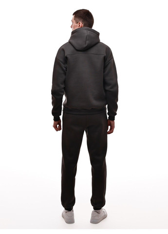 Сірий зимній костюм спортивний чоловічий No Brand