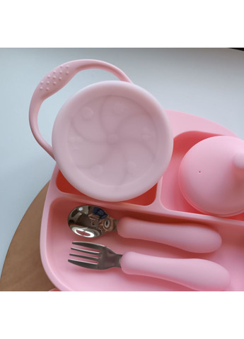 Набор посуды для малыша кварц 10 шт Посуда для самостоятельного кормления малыша (0201) No Brand (368999908)