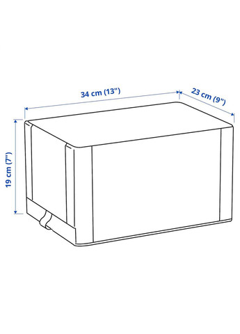 Коробка для взуття ІКЕА HEMMAFIXARE 23х34х19 см (40503914) IKEA (278408015)