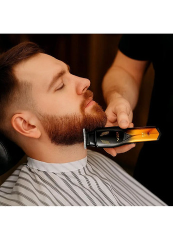 Бездротовий тример-машинка для стриження волосся V-187 (4 насадки) Золотистий VGR (370275314)