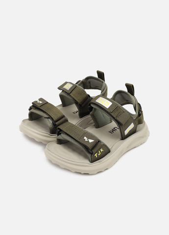 Босоніжки на каблуку для хлопчика колір хакі ЦБ-00266036 Yuki (328387597)