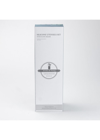 Набор кухонных принадлежностей с подставкой (11 штук) Коричневый TS Kitchen (360455225)