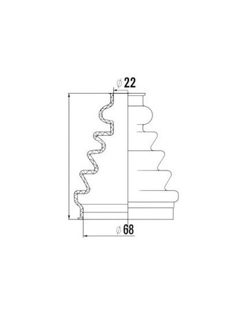 Пильовик шрус PROfit (366165373)