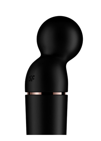 Вібратор-мікрофон універсальний Planet Wand-er для стимуляції всього тіла, чорний Satisfyer (331170397)