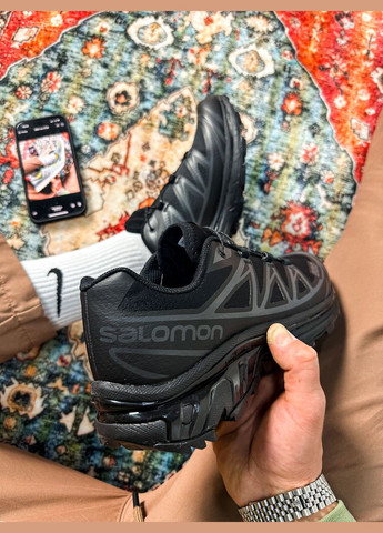 Чорні всесезон кросівки чоловічі і жіночі salomon xt-6 adv dover black | саломон хт-6 чорні No Brand