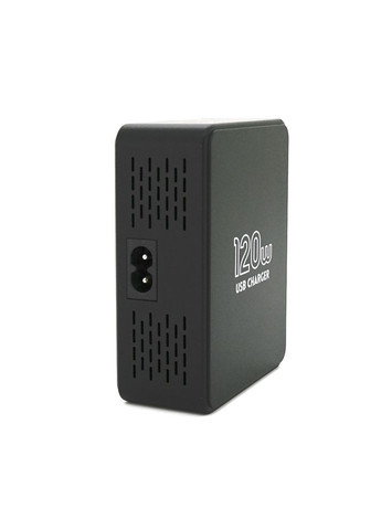 Зарядная станция V-818H мощностью 120W, Output: 3USB+3Type-C, DC: 5V/3, 9V/3A, 12V/3A, 20V/3.25A, Black Voltronic (351361508)